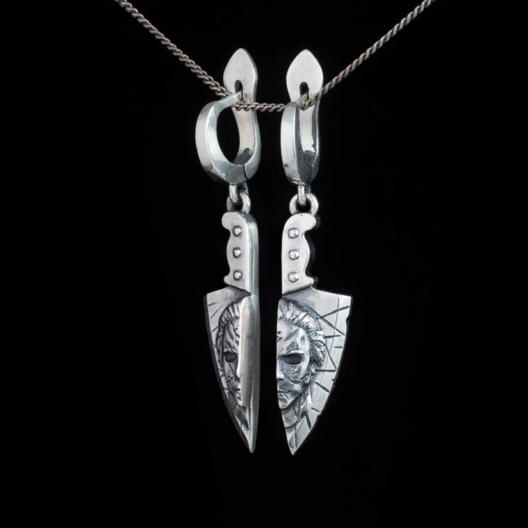 Michael Myers Knife Horror Earrings